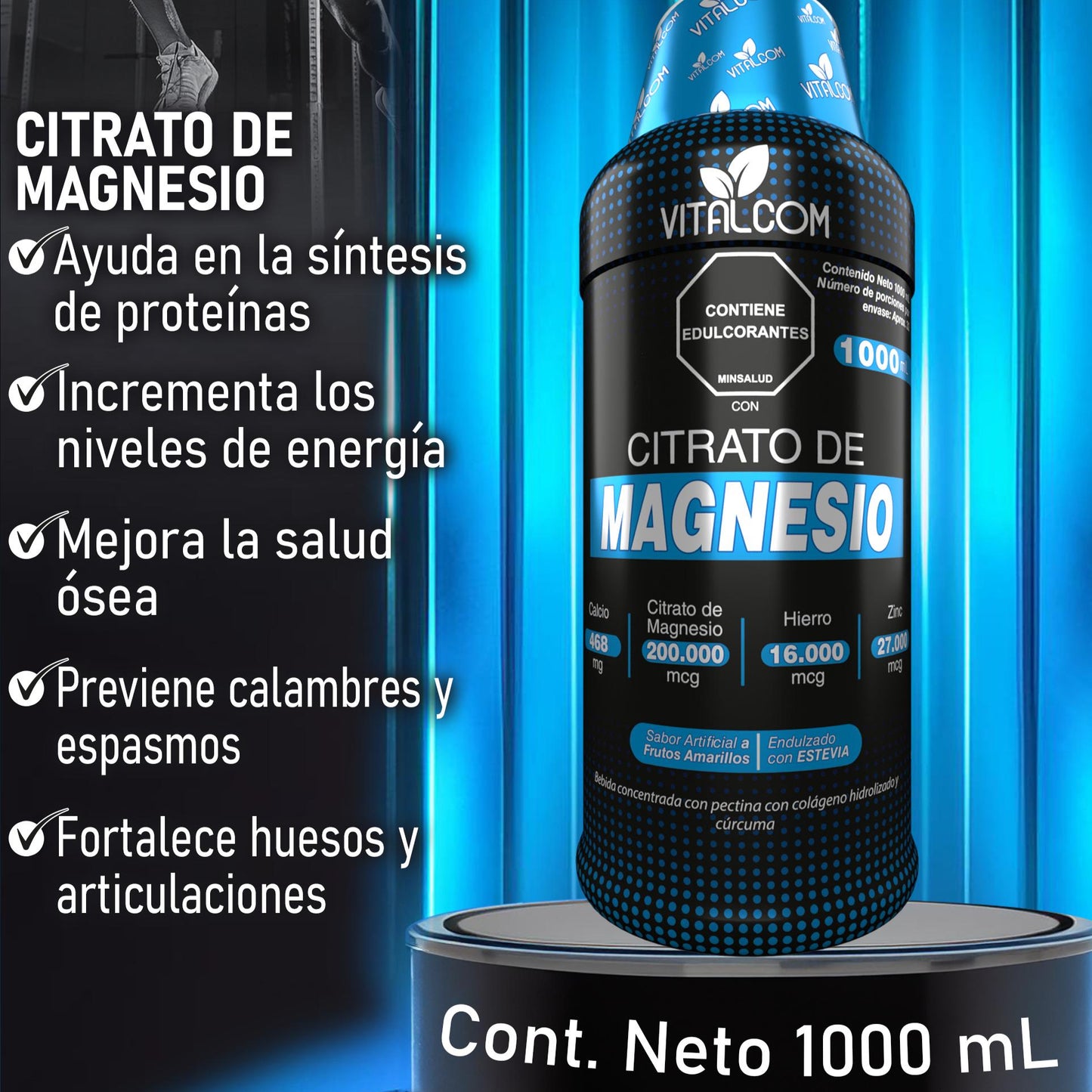 Citrato De Magnesio 1000ml